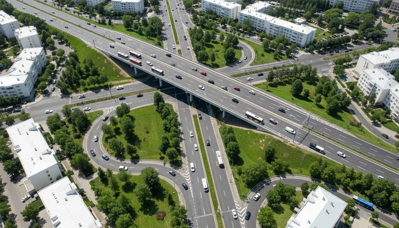 Roads, bridges, viaducts